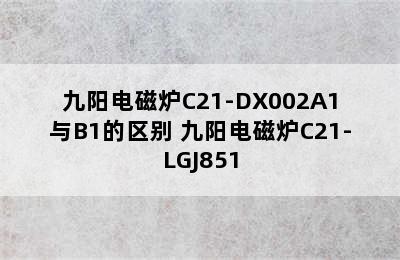 九阳电磁炉C21-DX002A1与B1的区别 九阳电磁炉C21-LGJ851